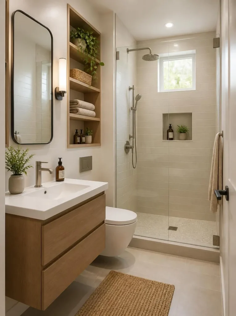 Smart storage solutions for even the tiniest bathrooms.